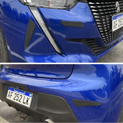 Set protectores de paragolpes Antibump® SX7 Peugeot 208 adhesivo Tesa® Alemania